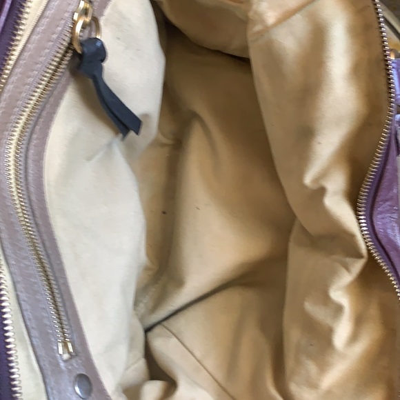 Vintage Chloe Purple Leather Shoulder Bag - Picture 4 of 16